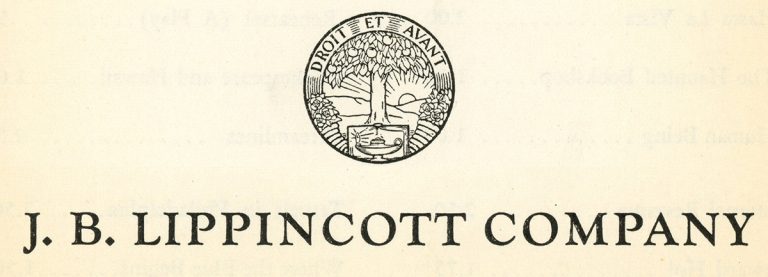 The Lippincott logo from 1937.